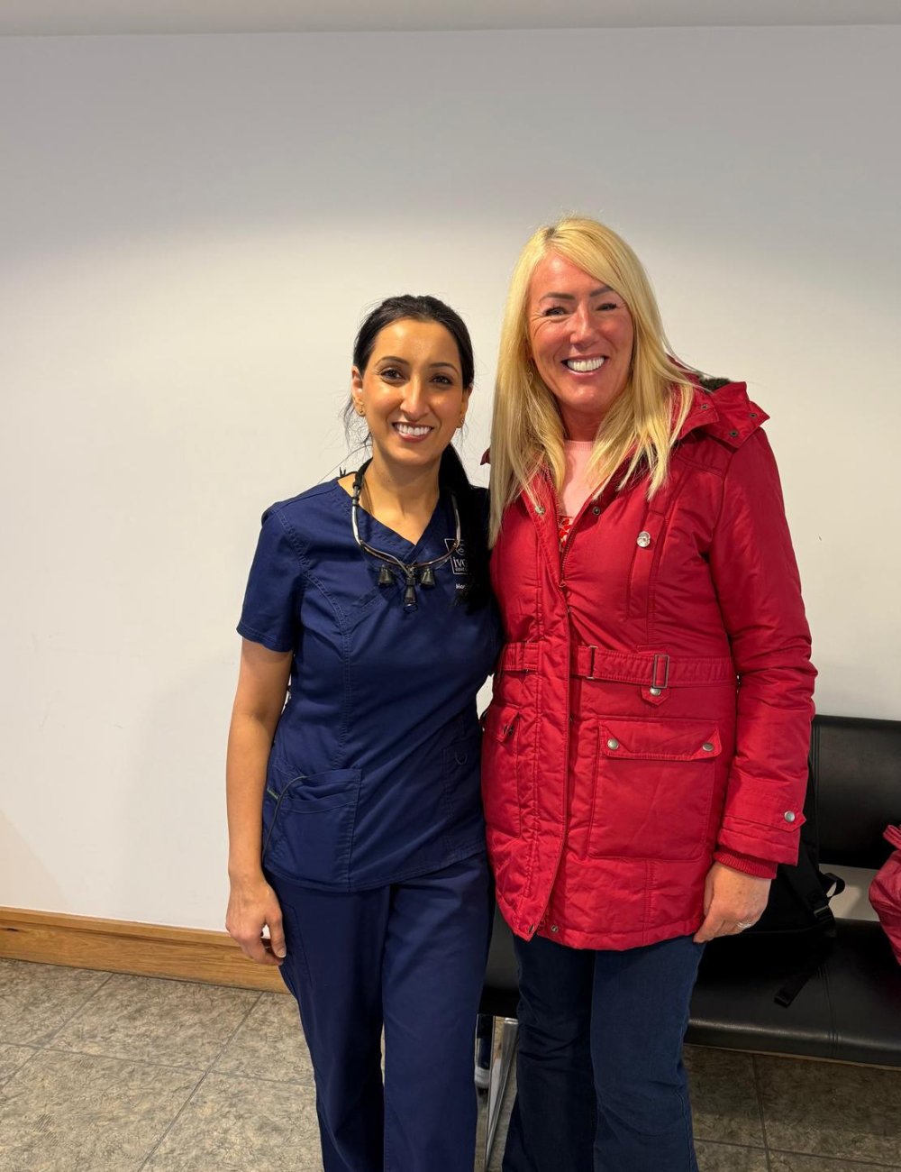Dr Monika photo with patient 1